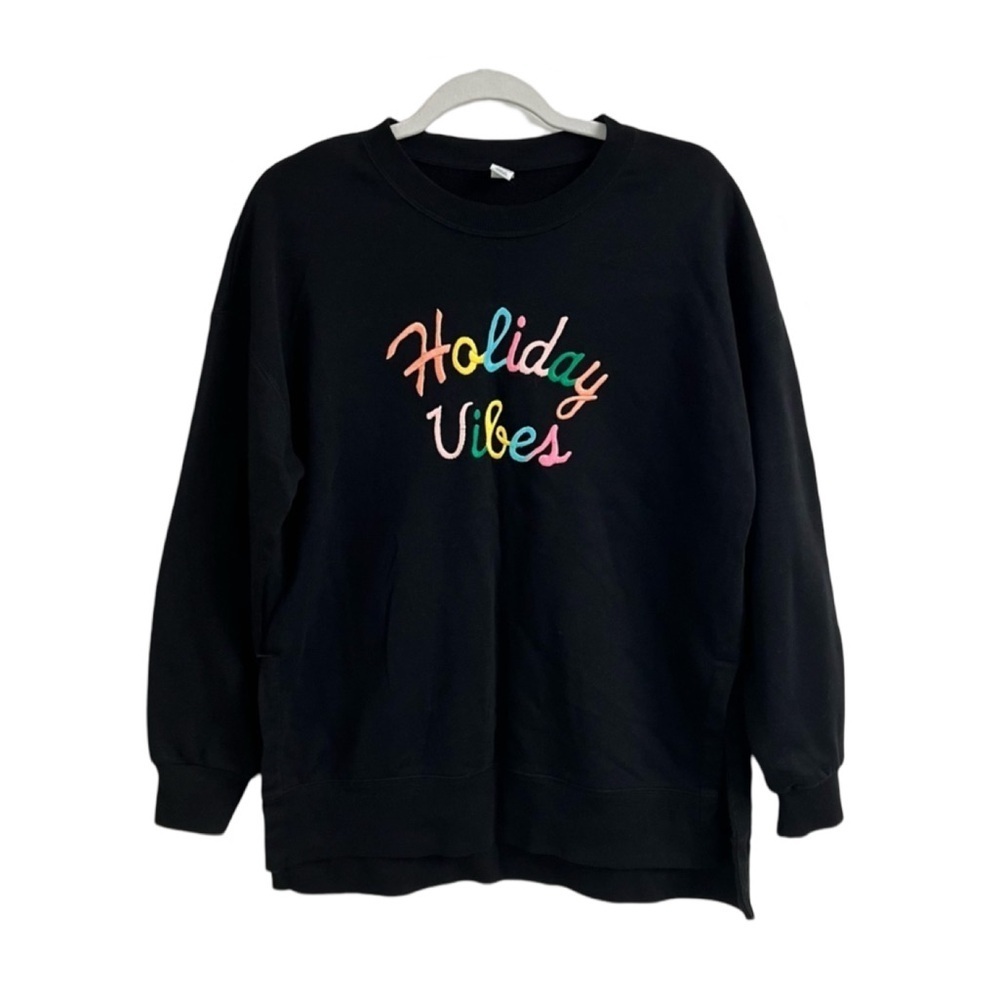 Old Navy Holiday Vibes Tunic Sweatshirt NWT Size S